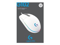 LOGI G102 LIGHTSYNC - WHITE - EER