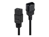 Lindy - power extension cable - IEC 60320 C14 to IEC 60320 C19 - 1 m