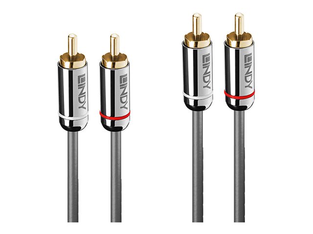 C ble Audio 2x RCA, Cromo Line, 2m