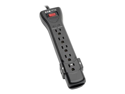 Tripp Lite Protect It! 7-Outlet Surge Protector, 25 ft. Cord, 2160 Joules, Black Housing