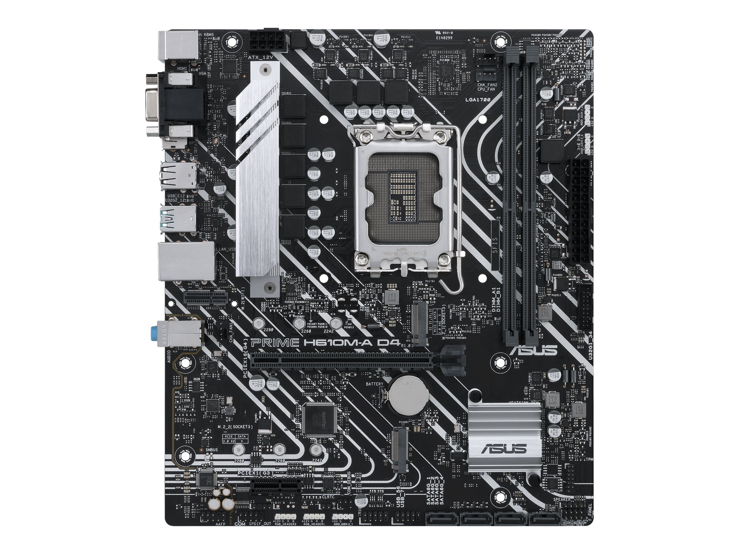 ASUS PRIME H610M-A D4-CSM-SILGA1700 FOR 12TH GEN INTELCORE2DDR4