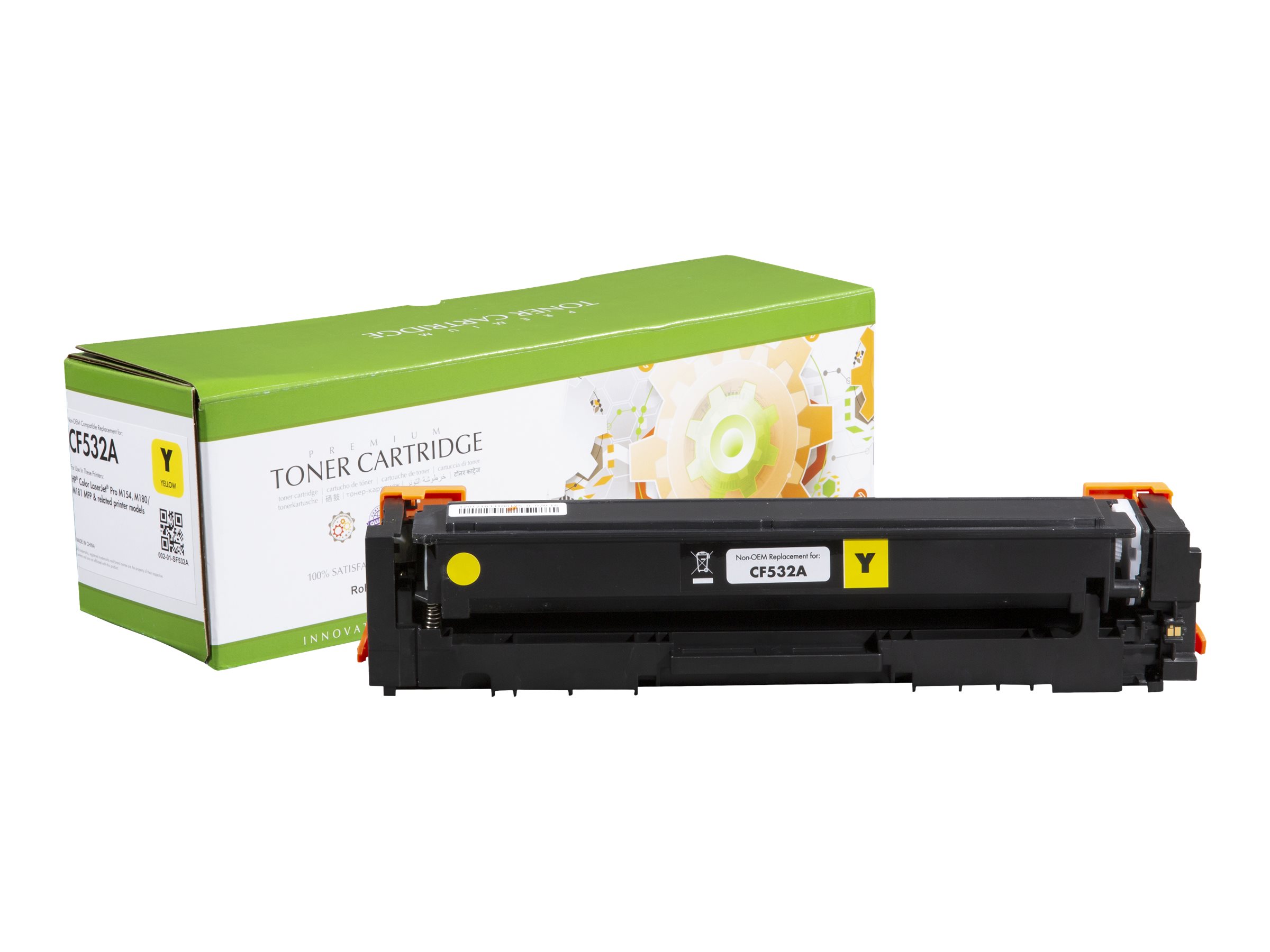 STATIC Toner cartridge compatible with HP CF532A yellow compatible 900 pages