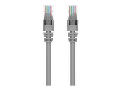 Belkin 10ft CAT5e Ethernet Patch Cable Snagless, RJ45, M/M, Gray