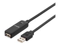 DELTACO USB 2.0 USB forlængerkabel 10m