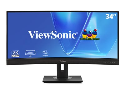 34IN UWQHD CURVED DOCKING MONIT WITH ERGONOMIC 21:9 100W USB C AND