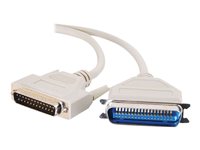 C2G Printer cable DB-25 (M) to 36 pin Centronics (M) 25 ft beige