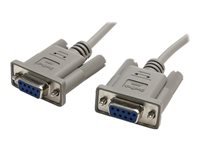 StarTech.com Câble Null Modem Série RS232 DB9 - 3m - 2x DB-9 Femelle