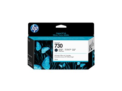 HP 730 130 ml Tinte Matt Schwarz