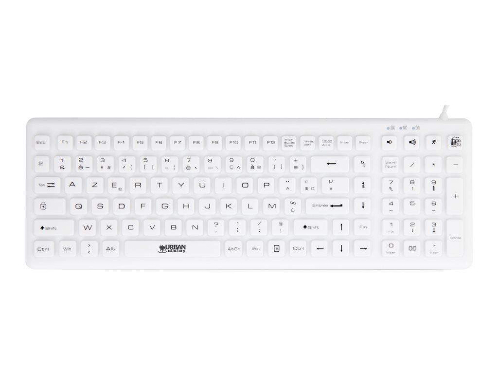URBAN FACTORY Clavier en ABS et silicone