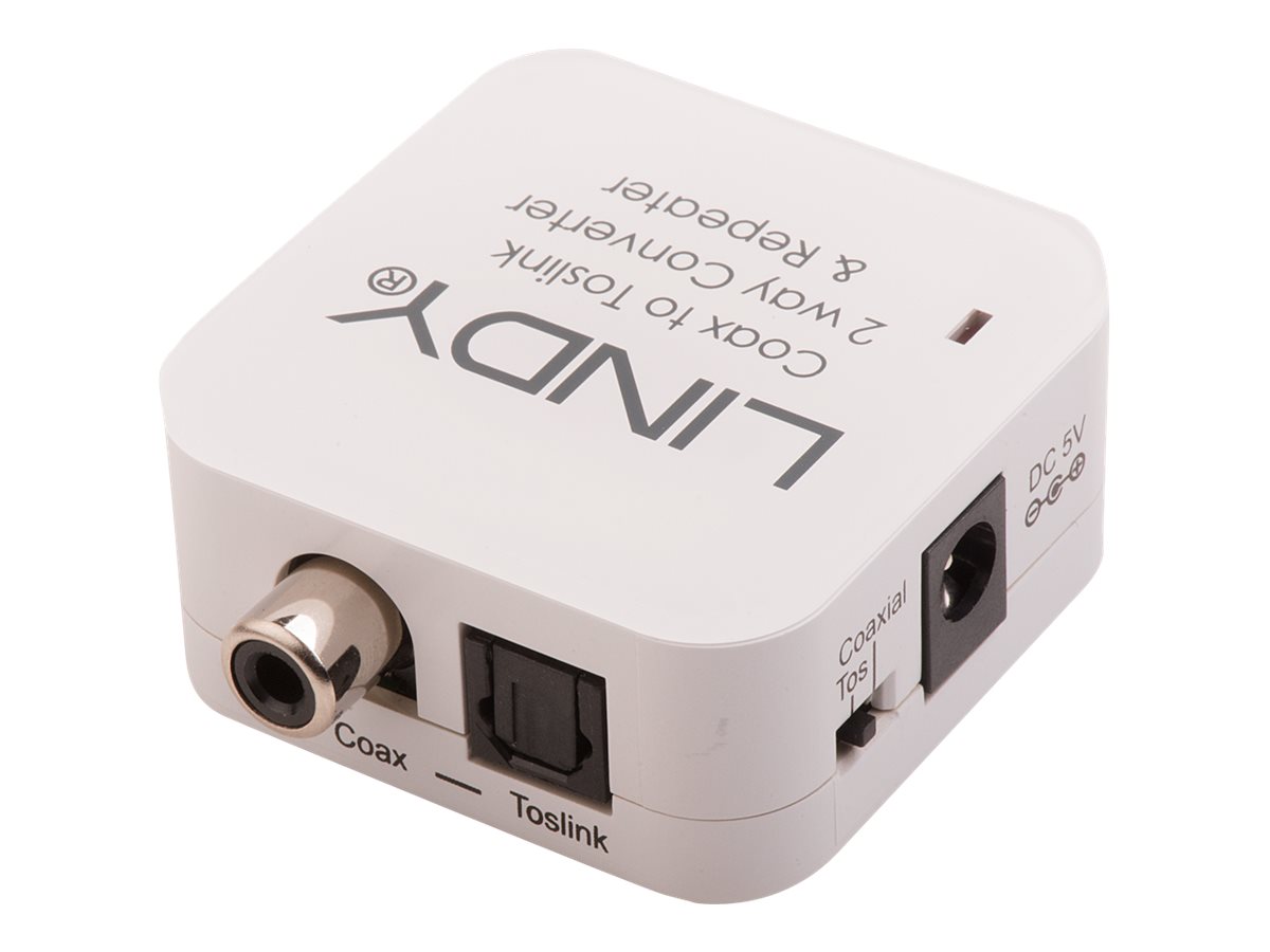 LINDY Convert. audio coaxial optique