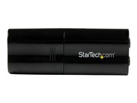 StarTech USB Sound Card - 3.5mm Audio Adapter - External Sound Card - Black - External Sound Card (ICUSBAUDIOB) - sound card 