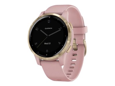 Garmin vívoactive 4S 40 mm dust rose sport watch with band silicone dust rose 