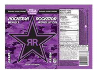Rockstar Revolt Energy Drink - Killer Grape - 473ml