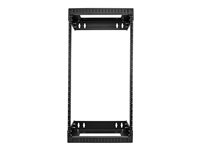 Startech 21U 19" Wall Mount Network Rack, Adjustable Depth 12-20" 2 Post Open Frame Server Room Rack for AV/Data/ IT Communic