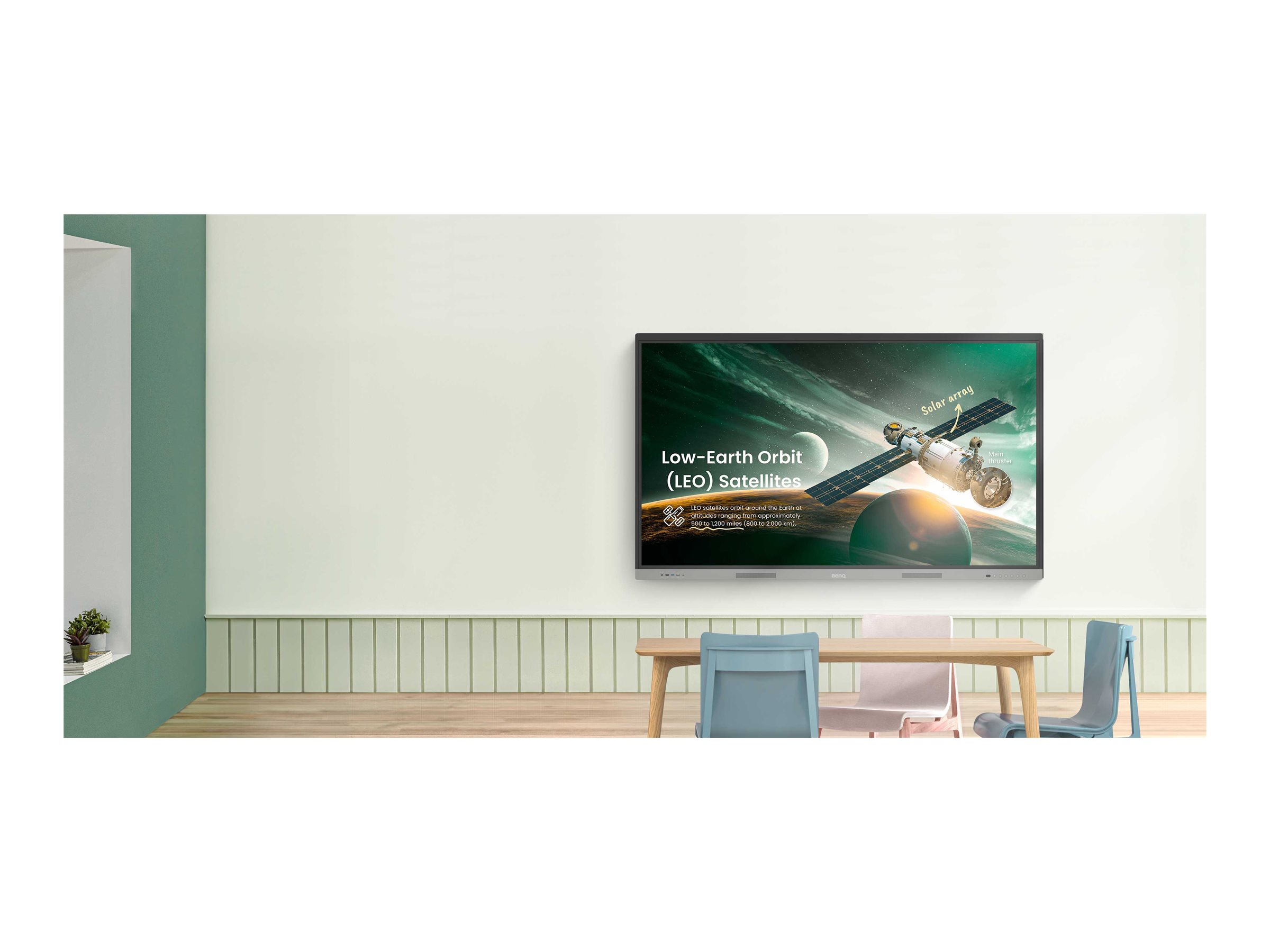 An image of BenQ Board Essential RE7503A RE03A Series - 75" LED-backlit LCD display - 4K - for education