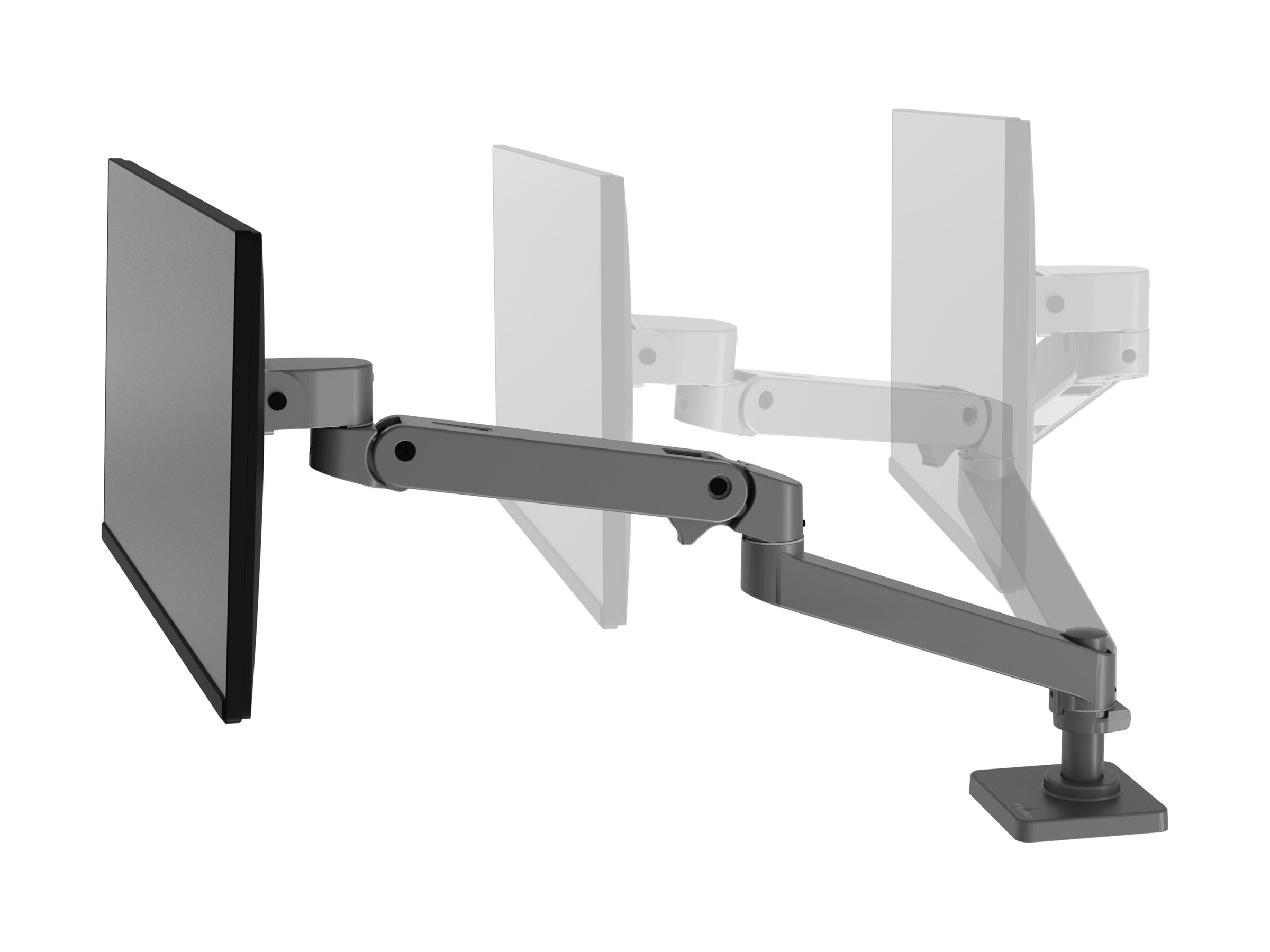 Ergotron LX Pro mounting kit modular for LCD display dark Product shot Right-angle 80002