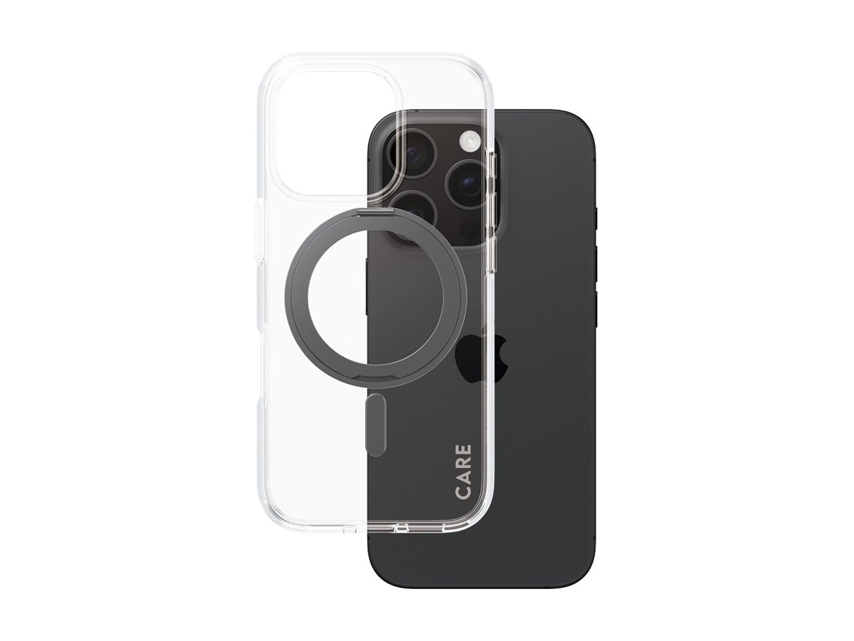 PanzerGlass CARE Apple iPhone 16 Pro MagSafe KickStand čirý/černý – foto 2