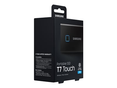 SAMSUNG Portable SSD T7 Touch 1TB black