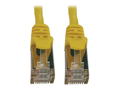 Eaton Tripp Lite Series Cat6a 10G Snagless Shielded Slim STP Ethernet Cable (RJ45 M/M), PoE, Yellow, 5 ft. (1.5 m)