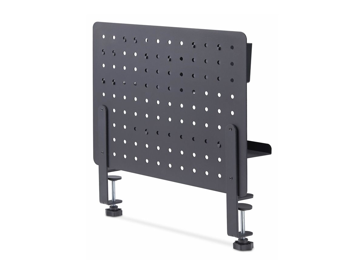 StarTech.com Clamp-On Pegboard with Accessories, 16.5 x 12.5in (42 x 32cm), Steel Pegboard, Desktop Storage Organizer, Desk Mount Peg Board, Black upevňovací komponent - uchycení na klip - černá – foto 3