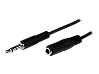 StarTech.com Câble d'extension audio stéréo slim 3,5 mm de 1 m - M/F
