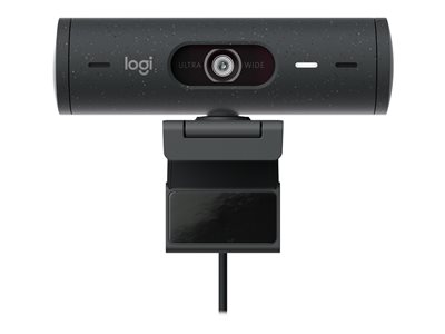 Logitech Brio 505 Full HD webcam with auto light correction, auto-framing, Show Mode, dual noise reduction mics, privacy shutter