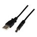 2m USB to Type N Barrel Cable - USB to 5.5mm 5V DC