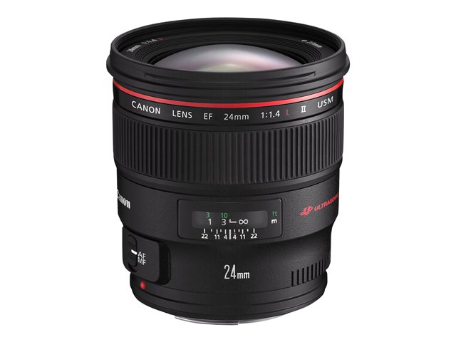 Image of Canon EF wide-angle lens - 24 mm