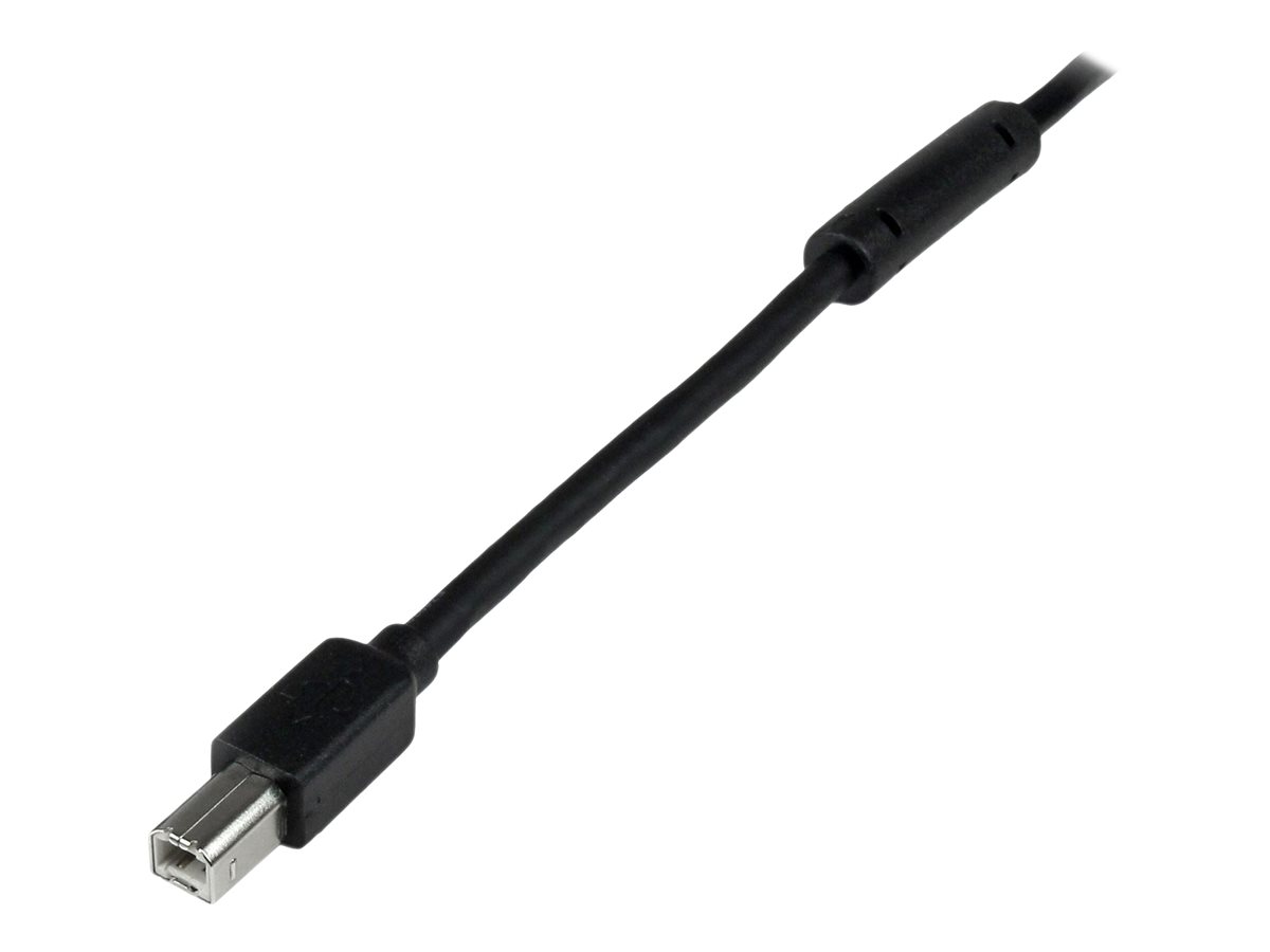 StarTech.com 20m / 65 ft Active USB 2.0 A to B Cable - Long 20 m USB Cable - 20m USB Printer Cable - 1x USB A (M), 1x USB B (M) - Black (USB2HAB65AC) - kabel USB - USB typ B do USB - 20 m – foto 4