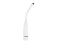IS Series 6 in.15 cm.sin flex gooseneck wht w XLR