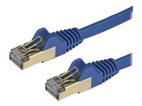 StarTech.com 1.5 m CAT6a Cable - Blue - RJ45  Cable - Snagless - CAT6a STP Cord - Copper Wire - 10Gb CAT 6a Afskærmet parsnoet (STP) 1.5m Patchkabel Blå
