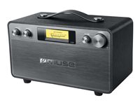 Muse M-670 BT Boombox-højttaler Sort Grå