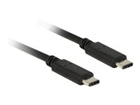 DeLOCK USB 2.0 USB Type-C kabel 50cm Sort