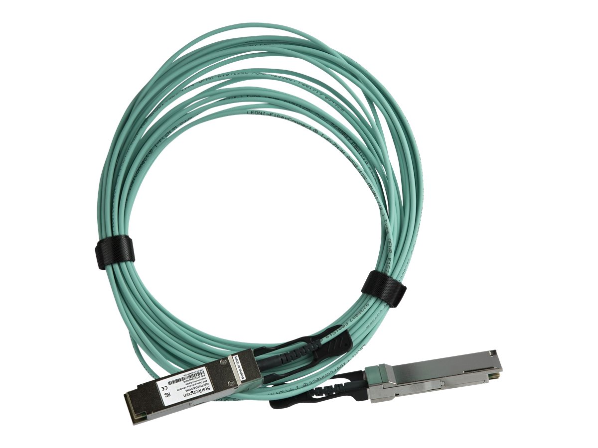 StarTech.com MSA Uncoded 10m 40G QSFP+ to QSFP+ AOC Cable