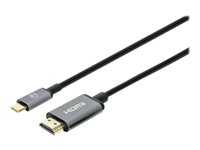 Manhattan Videoadapterkabel HDMI / USB 1m Sort
