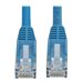 Eaton Tripp Lite Series Cat6 Gigabit Snagless Molded UTP Ethernet Cable (RJ45 M/M), PoE, LSZH, Blue, 10 m (32.8 ft.)