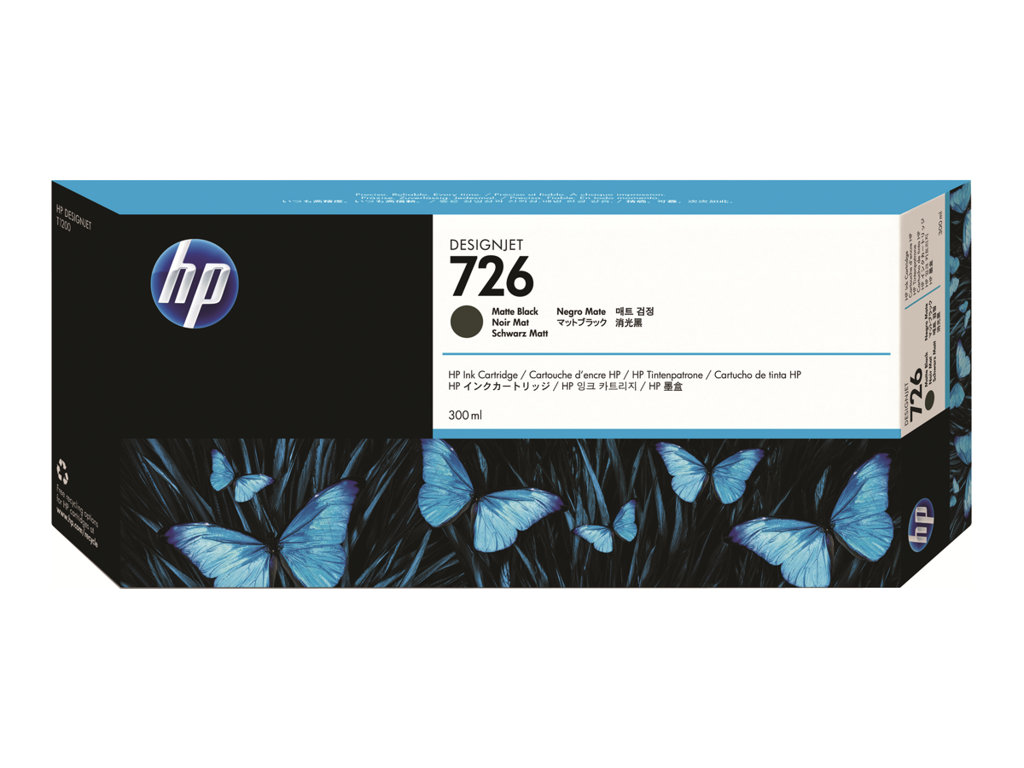 HP 726 300-ML MATTE BLACK INK C