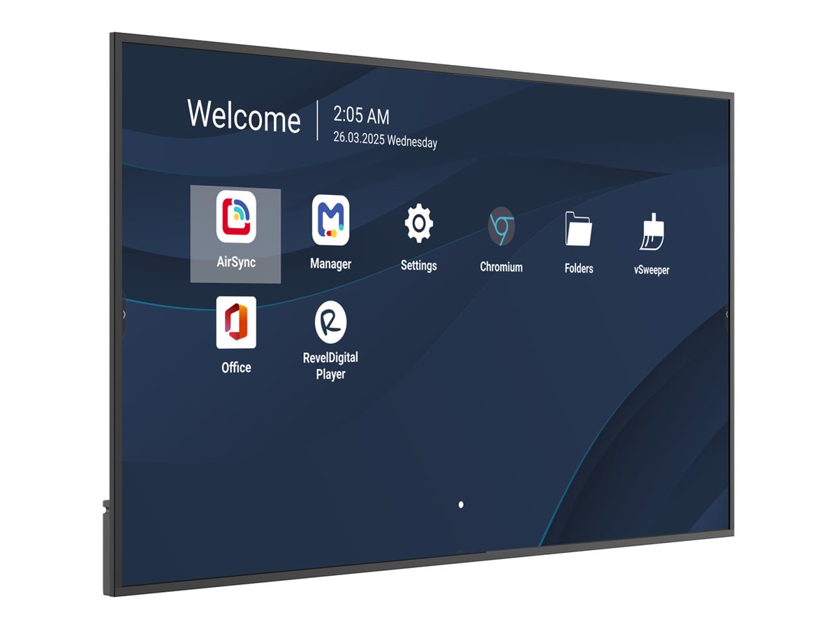 ViewSonic CDE7514-2C 75" 4K Ultra HD Signage-Display Schwarz