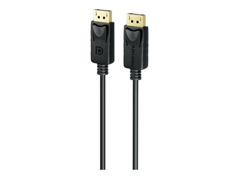 Promate DPLink 300 DisplayPort cable DisplayPort to DisplayPort 3 Product shot Front 79500