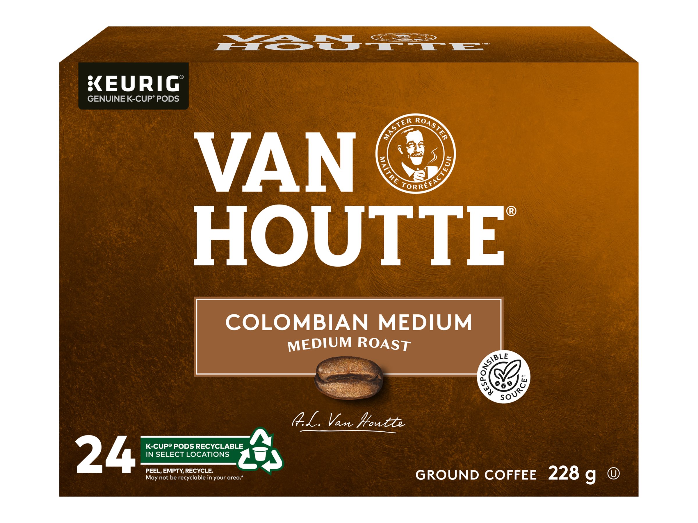 Van Houtte K-Cup Coffee Pods - Columbian Medium Roast- 24s