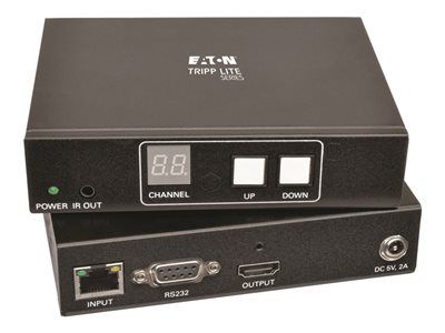 Tripp Lite HDMI/DVI Over IP Transmitter & Receiver Extender Kit Audio/Video with RS-232 Serial and IR Control 1920 x 1080 (1080p) @ 60 Hz, 656 ft. (200 m)