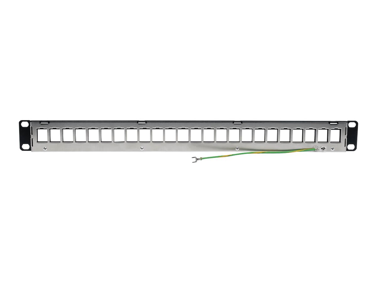 24-Port Blank Keystone/Multimedia Patch Panel, Data Center