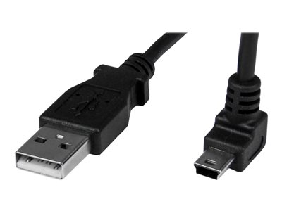 Shop  StarTech.com 1m Mini USB Cable Cord - A to Up Angle Mini B - Up  Angled Mini USB Cable - 1x USB A (M) - 1x USB Mini B (M) 