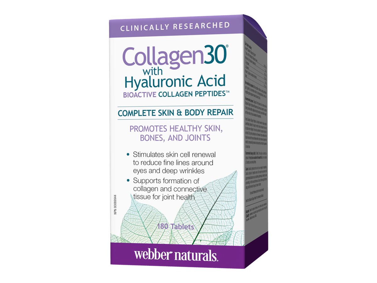 Webber Naturals Collagen30 with Hyaluronic Acid - 180s