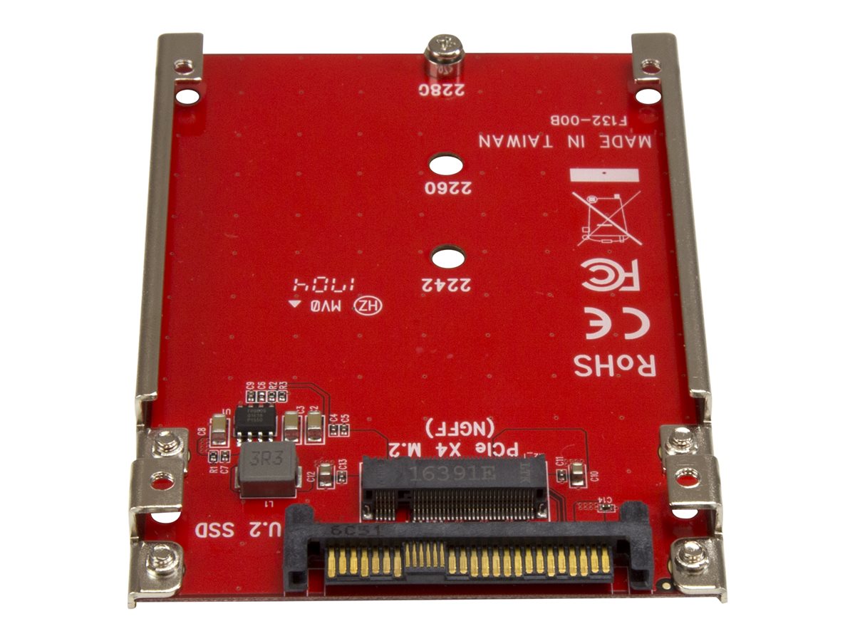 StarTech.com M.2. PCI-e NVMe to U.2 (SFF-8639) Adapter - Not Compatible with SATA Drives or SAS Controllers - For M.2 PCIe NVMe SSDs - PCIe M.2 Drive to U.2 Host Adapter - M2 SSD Converter (U2M2E125) - adaptér rozhraní - M.2 Card - U.2 – foto 4
