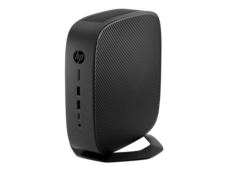 HP t740 - Thin Client - SFF - 1 x Ryzen Embedded V1756B / 3.25 GHz - RAM 8 GB - Flash 32 GB - Radeon Vega 8 - 1GbE - Windows 10 IoT Enterprise for Thin Clients 64-bit - Monitor: keiner