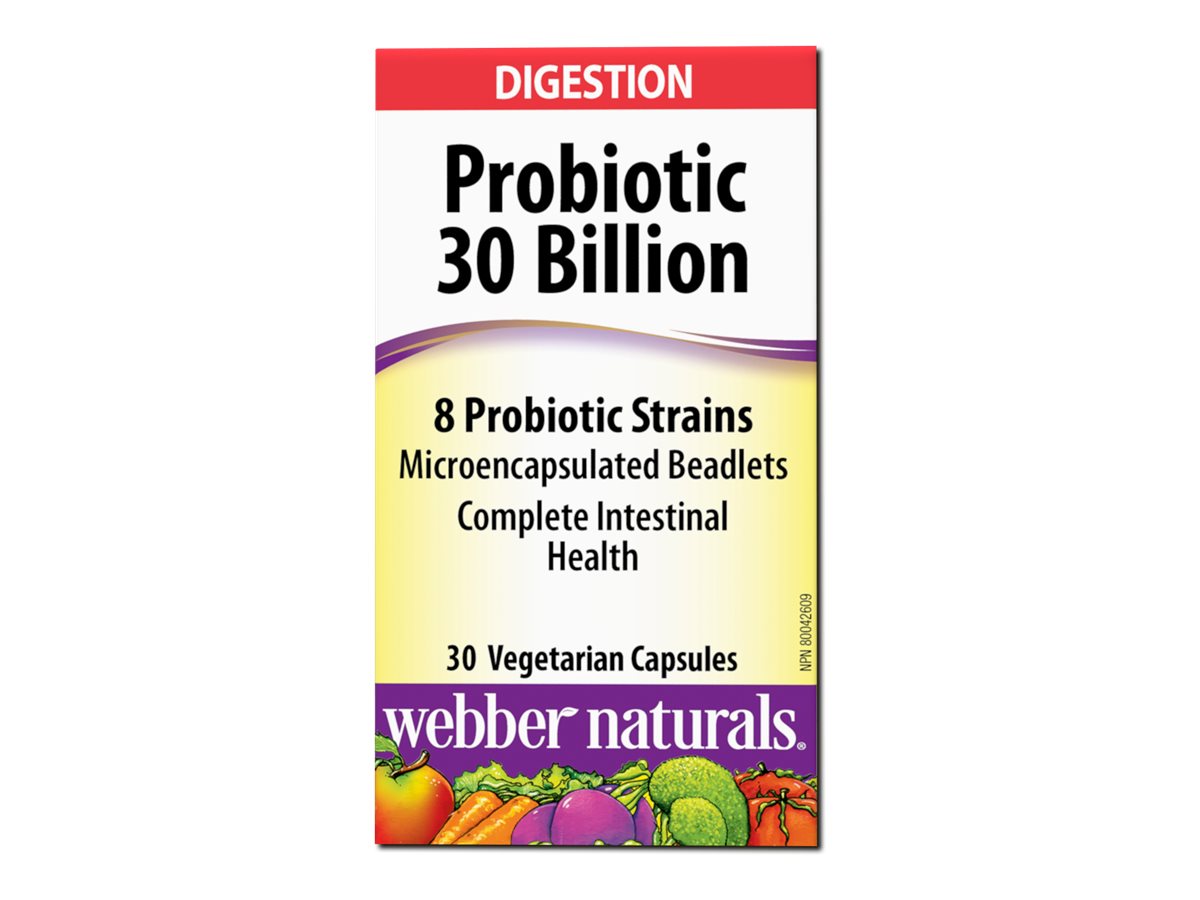 Webber Naturals Probiotic 30 Billion Capsules - 30s