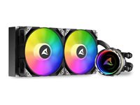 Sharkoon S80 RGB Vandkøler 1-pack Sort 120 mm
