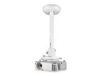 ViewSonic PJ-WMK-007 - Bracket - for projector - white - ceiling mountable - for ViewSonic LS500, LS550, LS600, M2W, PG707, PS502, PX701, PX703, X10, X100, X11, X2, X2000