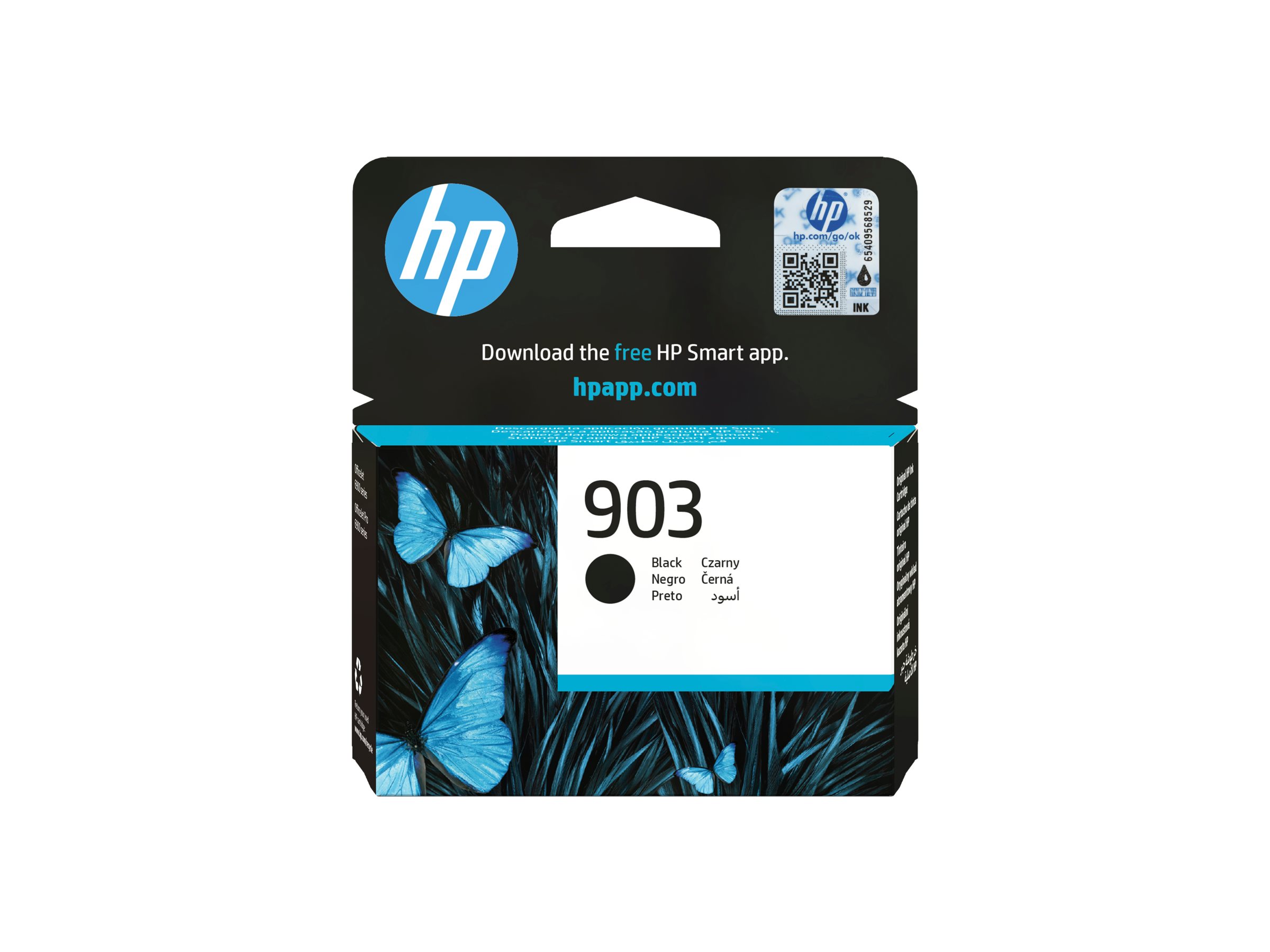 An image of HP 903 - black - original - ink cartridge